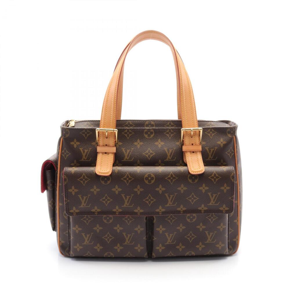Louis Vuitton Multiplicit Handbag Canvas Leather Monogram Brown